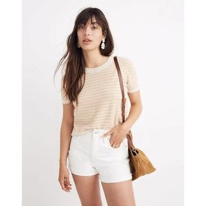 Madewell Striped Lakedale Sweater Tee